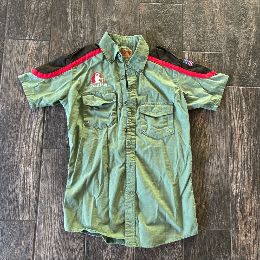 Youth L Trail Life uniform shirt